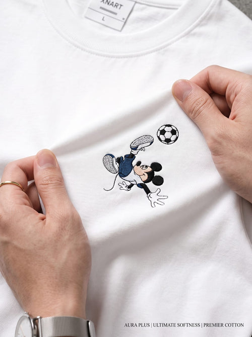 Micky Mouse Embroidery T-Shirt