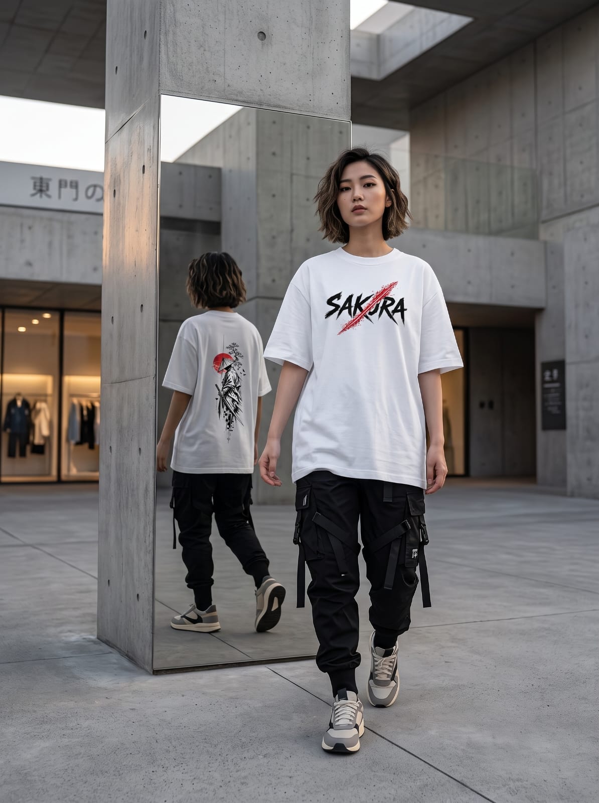 SAKURA Printing T-Shirt